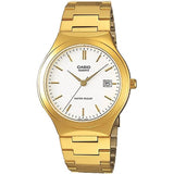 Casio Men's Watch Analog, Gold Dial Gold Stainless Steel Strap, MTP-1170N-9ARDF