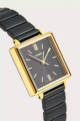 Casio, Women's Watch Analog, Black Dial Black Stainless Steel Band, LTP-E155GB-1ADF product image