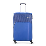 Carlton Striker Plus 79cm 4 Wheel Soft Trolley Blue, STRIKERPLUS79BLU