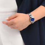 Casio Women's Watch Analog, Blue Dial Silver Stainless Steel Strap, LTP-1170A-2ARDF