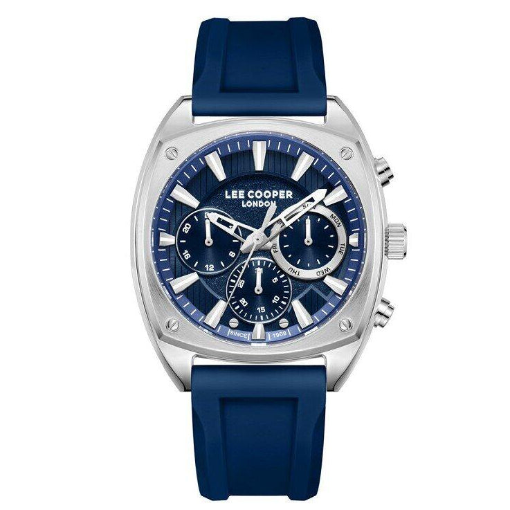 Lee Cooper, Men's, Analog Watch, Blue Dial, with Silicone Band, LE-LC08237.099