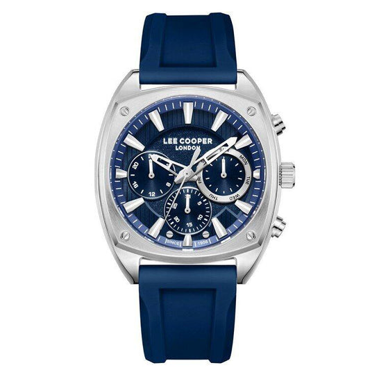 Lee Cooper, Men's, Analog Watch, Blue Dial, with Silicone Band, LE-LC08237.099