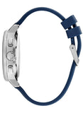 Beverly Hills Polo Club Men's Multifunction Watch with Dark Blue Dial and Blue Silicone Band, BP3211X.499