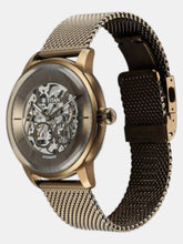 Titan Men's Automatic Watch Analog Green Dial with Green Mesh Band, 90110QM03