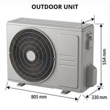 Pearl 1.5 Ton Split Air Conditioner (AC), Super Tropical, 18,000 BTU, EWMA18FC2B3BCXX