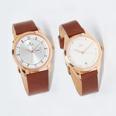 Titan, Unisex, Analog Watch, Silver Dial, with Leather Band, TI-1774WL01P