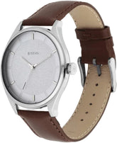 Titan Men's Watch Quartz Analog , White Dial Leather Strap, 1802SL13