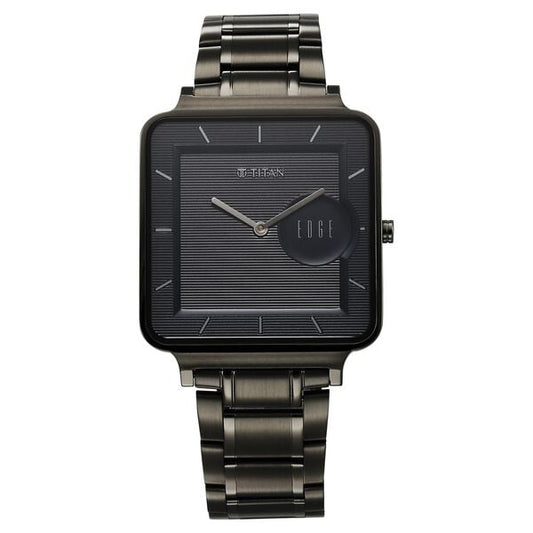 Titan, Men, Analog, Watch, Blue Dial, Stainless steel Strap, 10017QM01