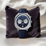 Titan Timeless Treasures Men's Watch Analog Blue Dial With Blue Leather Strap, 10022SL01