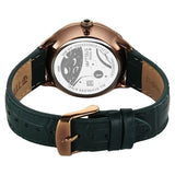 Titan Stellar Analog Men's Watch with Sun Moon Phase and Green Dial and Green Leather Strap,10028QL01
