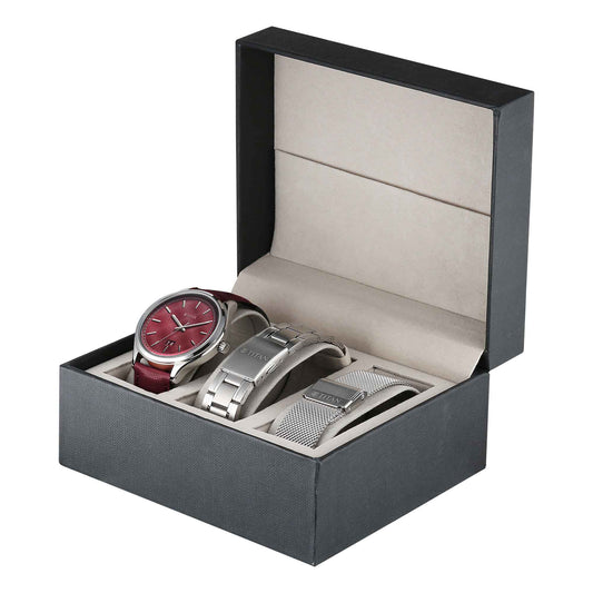 Titan, Men's, Analog Watch, TI-10033SL02