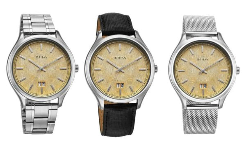 Titan, Men's, Analog Watch, TI-10033SL05
