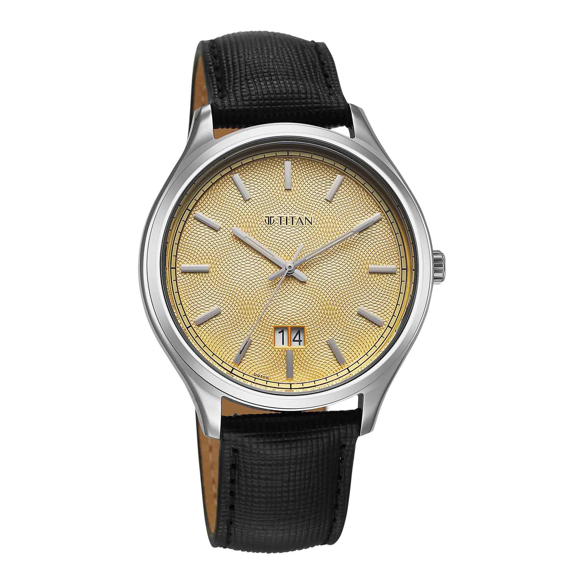 Titan, Men's, Analog Watch, TI-10033SL05
