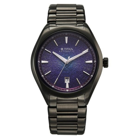 Titan, Men's, Analog Watch, with Stainless Steel Band, TI-10051QM01