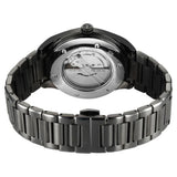 Titan Stellar Starlight Analog with Concealed Automatic Men's Watch with Violet Dial and Dark Gun Stainless Steel Strap,10051QM01