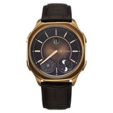 Titan, Men's, Analog Watch, Brown Dial, with Leather Band, TI-10053QL01