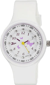 Zoop by Titan Kid's Watch Analog White Dial PU Strap, C4038PP02