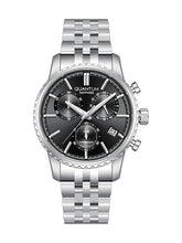 Quantum Men's Chronograph Watch Black Dial Metal Band, PWG1204.350