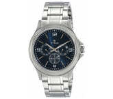 Titan Men's Watch Classique Collection Analog, Blue Dial Silver Stainless Strap, 1698SM02
