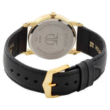 Titan Men's Watch Analog Black Dial With Black Leather Strap, 1445YL06