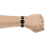 Titan Men's Watch Analog Black Dial With Black Leather Strap, 1445YL06