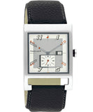 Fastrack Men's Watch Analog, White Dial Black Leather Strap, 1478SL02
