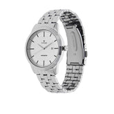 Titan Men's Watch Analog, White Dial Silver Stainless Steel Strap Watch, 1584SM03