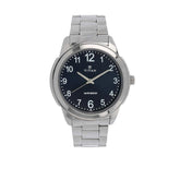 Titan Men's Watch Classique Collection Analog, Blue Dial Silver Stainless Strap, 1585SM05