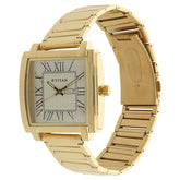 Titan Men's Watch Analog, Champagne Dial With Gold Stainless Steel Band, 1586YM03