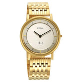 Titan Edge Gold Dial Analog Watch for Men, 1595YM01
