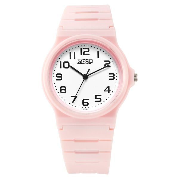 Zoop by Titan Kid's Watch Analog White Dial With Pink PU Strap, 1603PP01