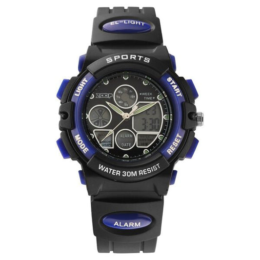 Zoop, Kids, Analog-digital, Watch, Black Dial, Resin Strap, 16033PP02