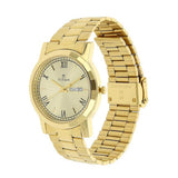 Titan Quartz Analog Men's Watch with Day and Date Champagne Dial Stainless Steel Strap, 1644YM03
