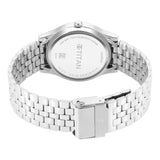 Titan Karishma Zing Men's Watch Analog Green Dial with Silver Stainless Steel Band, 1648SM - view 3