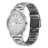Titan Men's Watch Analog Silver Dial with Silver Stainless Steel Band, 1650SM02