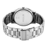 Titan Men's Watch Analog Silver Dial with Silver Stainless Steel Band, 1650SM02