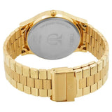 Titan Karishma Men's Watch Analog White Dial with Gold Stainless Steel Band, 1650YM03