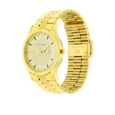 Titan Men's Watch Analog, Champagne Dial Gold Stainless Steel Strap Watch, 1650YM04