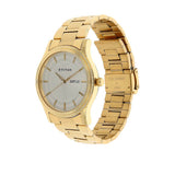 Titan Men's Watch Karishma Collection Analog, Silver Dial Gold Stainless Strap, 1650YM05