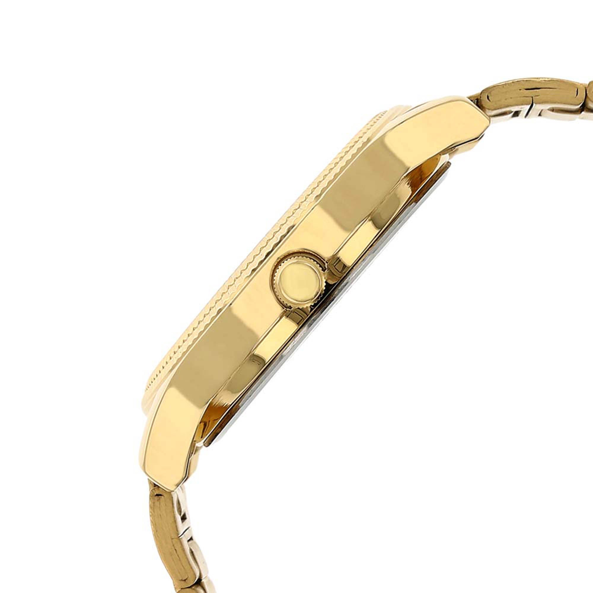 Titan Men's Watch Karishma Collection Analog, Silver Dial Gold Stainless Strap, 1650YM05 - view 3