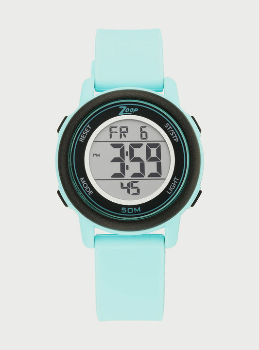 Zoop, Kids, Digital, Watch, Digital Dial, Silicone Strap, 16015PP03