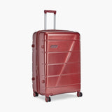 Carlton Milan 55cm, 4 Wheel Cabin Luggage Maroon Trolley,MILAN55MRN