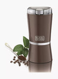 Black+Decker Coffee Grinder, Stainless Steel Blades, One-Touch Operation, Compact Design CBM4