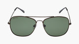Fastrack Unisex Aviator Sunglasses, Green Lens, UV protected, M254GR8P