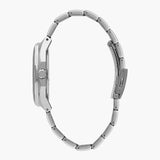 Lee Cooper Men's Watch Analog, Blue Dial, Silver Stainless Steel Strap, LC07640.390