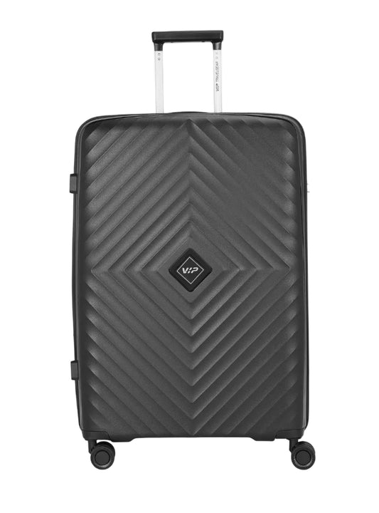 VIP Quad 65cm, 8 Wheel Hardcase Trolley, Black, QUAD8W65BLK VIP Medium check-in size travel luggage