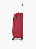 VIP 57cm, 4 Wheel Soft Casing Cabin Trolley, Red, STAPPL57RD