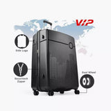 VIP Cityscape Plus 67cm Hardcase Trolley Jet Black, CITYSCAPEPLUS67BLK