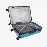VIP Quad 55cm, 8 Wheel Hardcase Trolley - Blue, QUAD8W55IBL