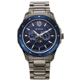 Titan, Men's, Analog Watch, Blue Dial, with Stainless Steel Band, TI-1688KM07